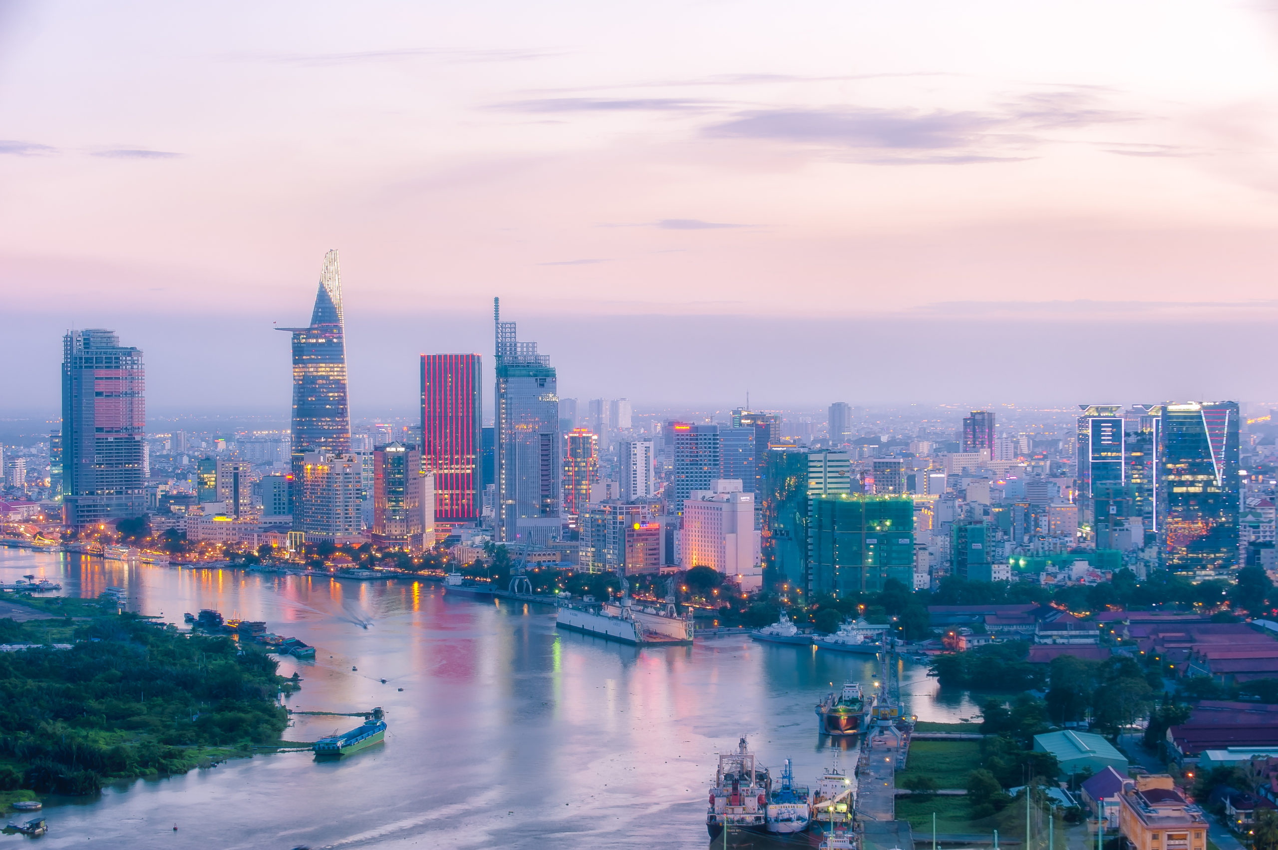 Vietnam city skyline symbolizing Vietnam as a reliable resource for offshore software development