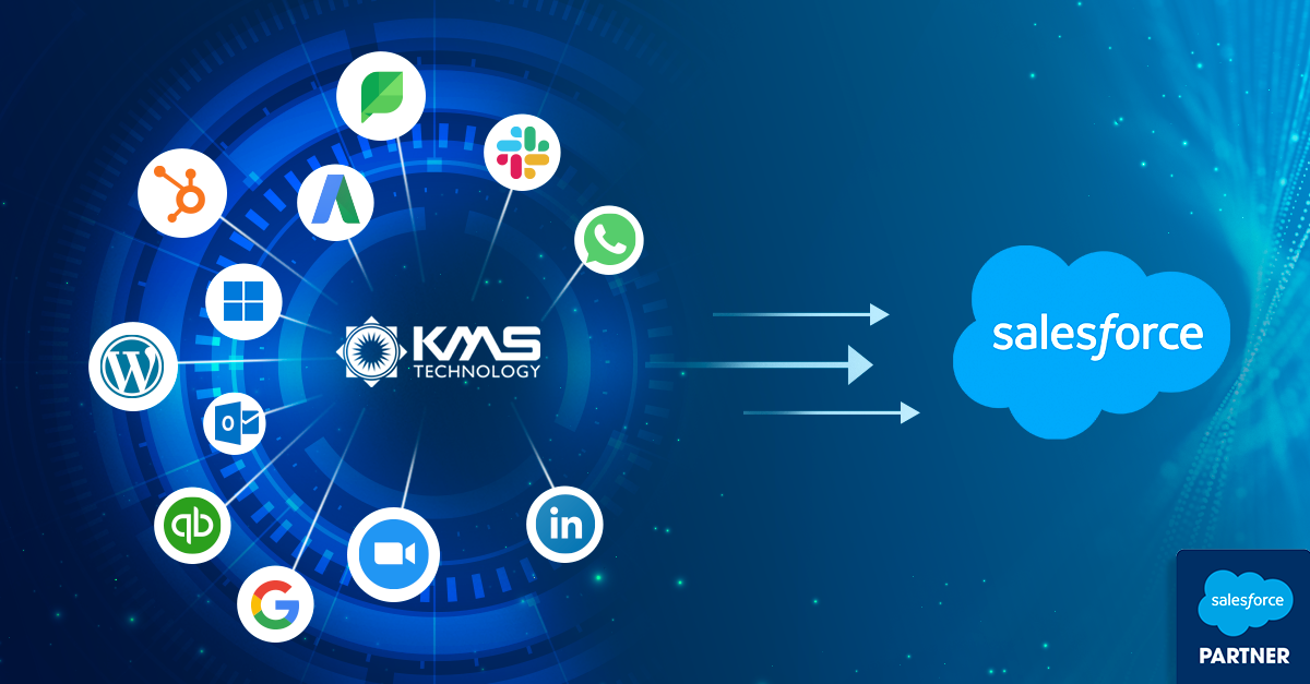 Tools and Technology icons being integrated by KMS with Salesforce