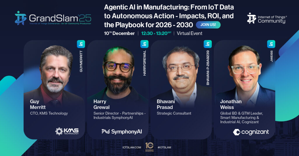 Agentic AI in Manufacturing | From IoT Data to Autonomous Action – Impacts, ROI, and the Playbook