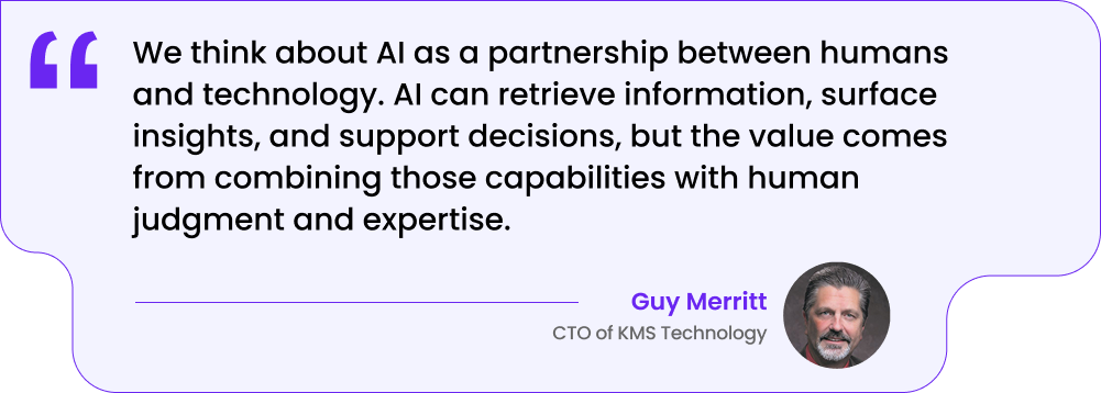 Guy's quote on human + AI